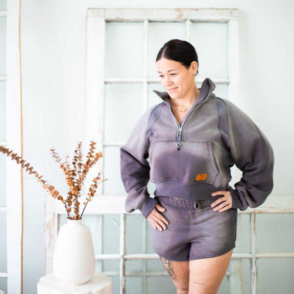 Crop Top Imprimé éléphant Gris Boohoo - Taille L - Neuf Avec étiquettes
