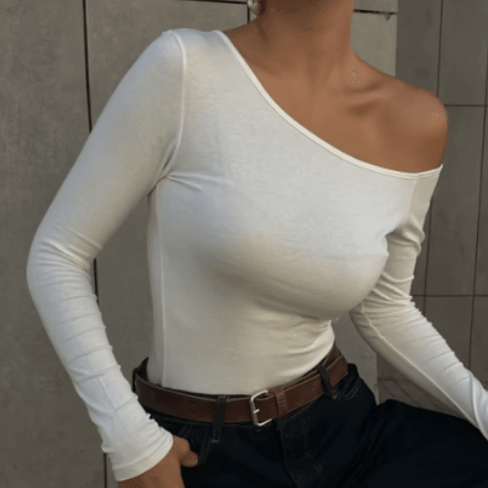 
                  
                    JASMINE Chandail Manche Longue Off the Shoulder - Coeur Elephant Clothing
                  
                