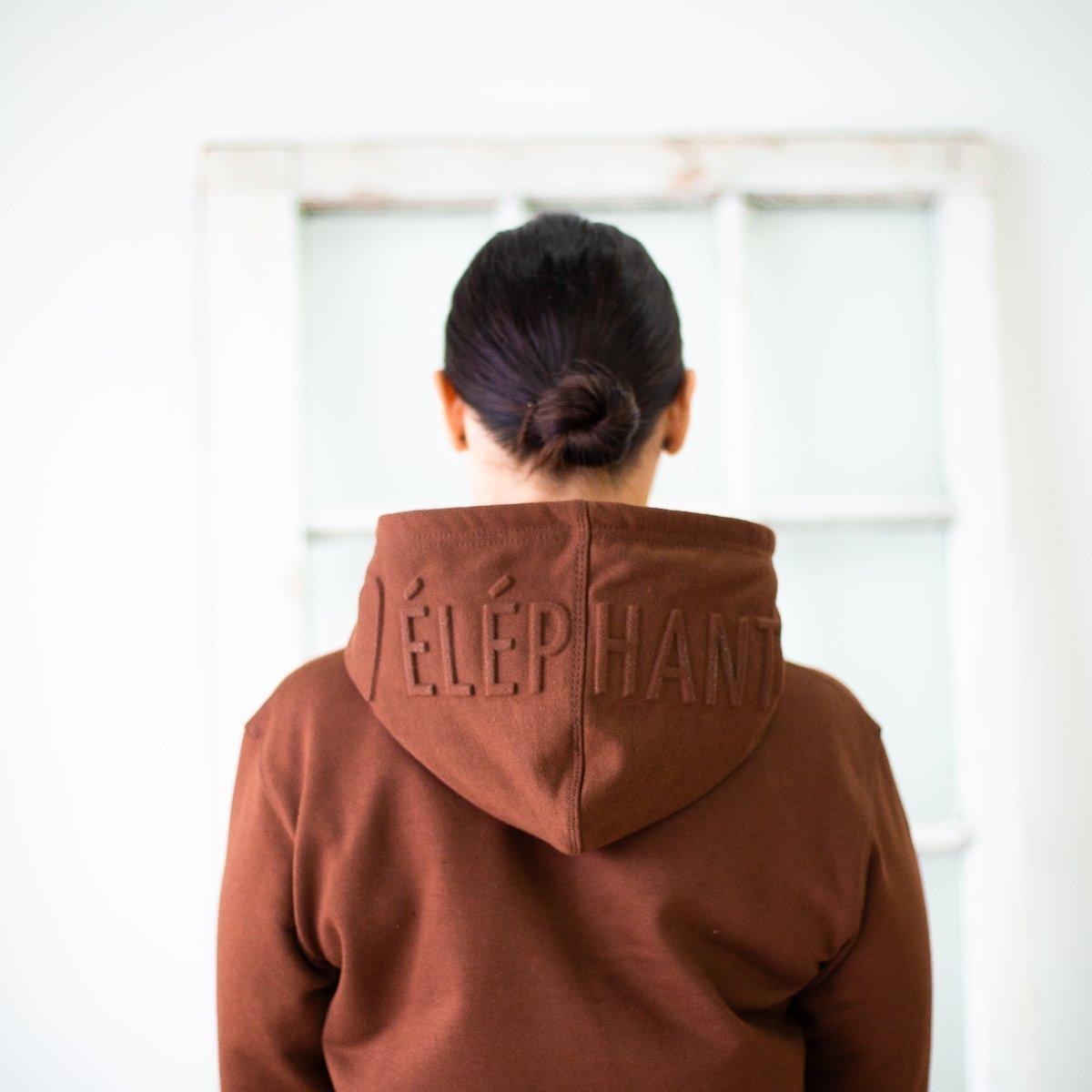 
                  
                    Sweat "Je m'aime avec ou sans toi" - 100% coton - Fabriqué éthiquement - Coeur Elephant Clothing
                  
                