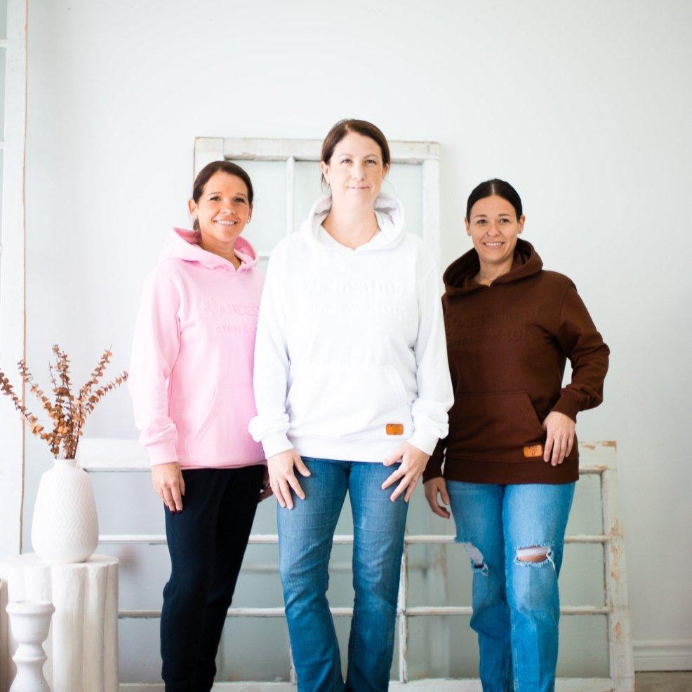 
                  
                    Sweat "Je m'aime avec ou sans toi" - 100% coton - Fabriqué éthiquement - Coeur Elephant Clothing
                  
                