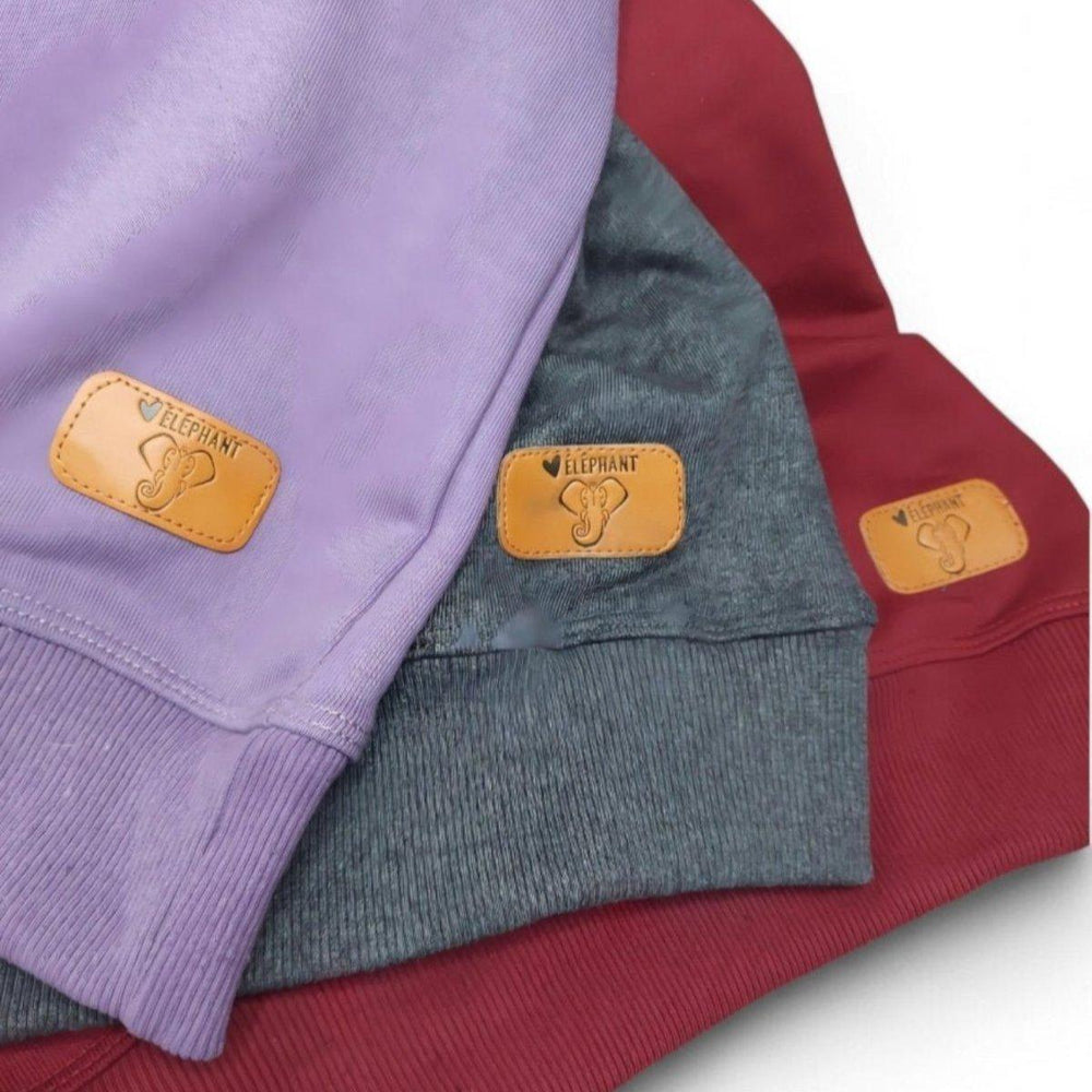 
                  
                    Oversize col rond - 100% coton, embossé - Coeur Elephant Clothing
                  
                