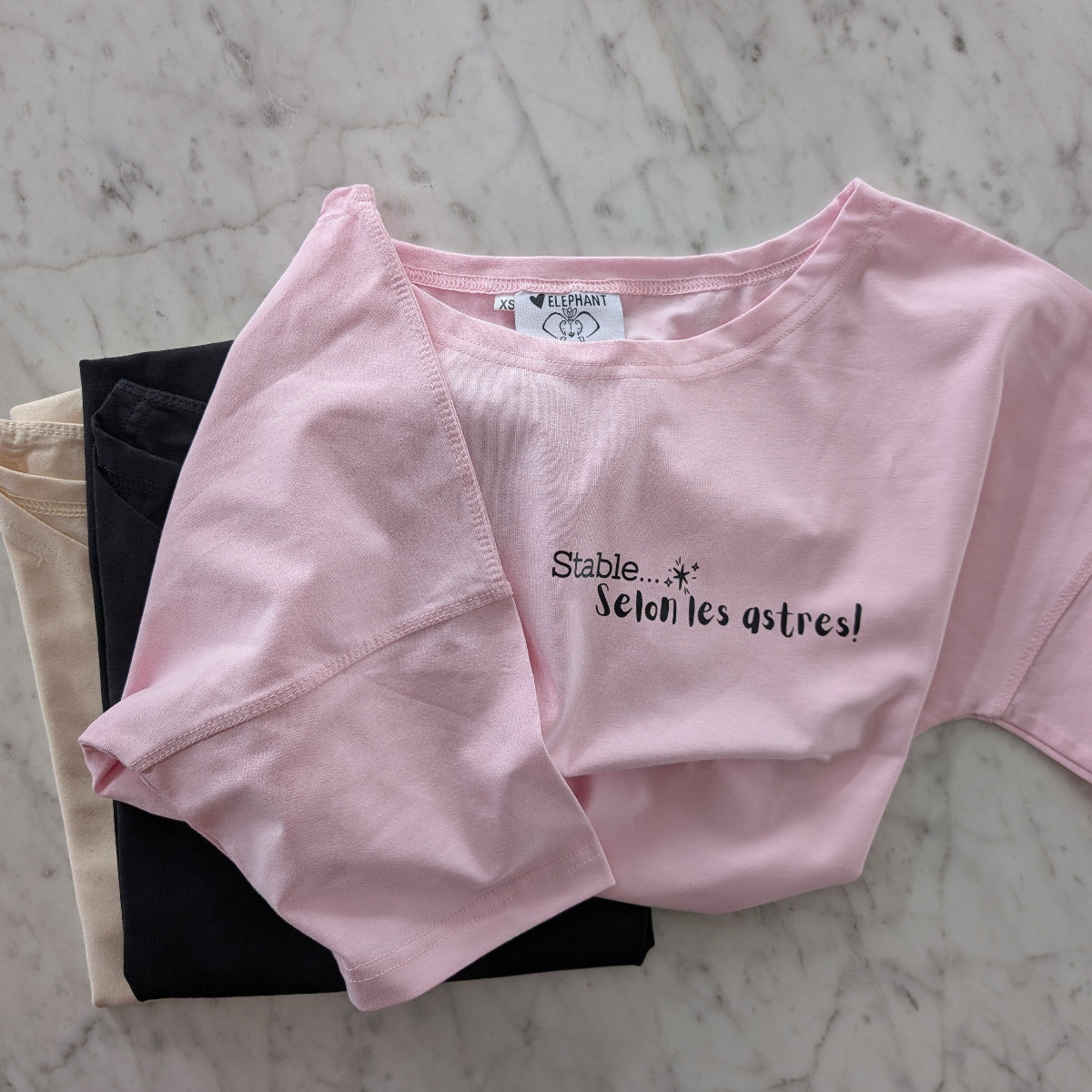 collection coeur elephant tshirt bambou spandex pour femmes ultra confortable et extensible design quebecois collection humour spirituel